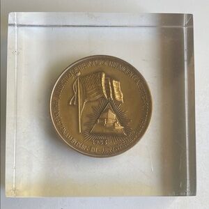 Masonic - 1983 Gold Commemorative Coin in Clear Display